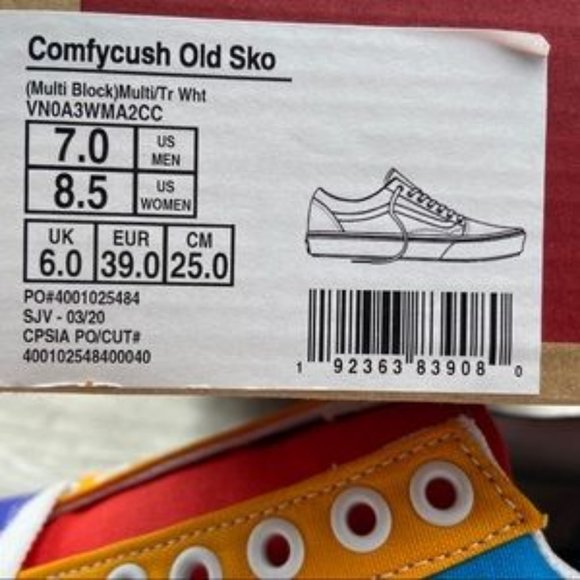 Vans Comfycush Old Skool Multi Block - Picture 6 of 6